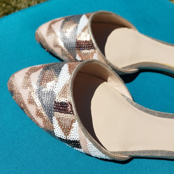 INC Sequins Sparkle Flats - Picture 4 of 5